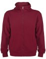 Heren Hoodie met rits Montblanc Roly CQ6421 Garnet Red